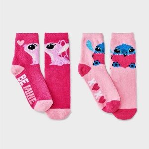 Stitch Soft Valentine’s Day Cozy Crew Socks NWT